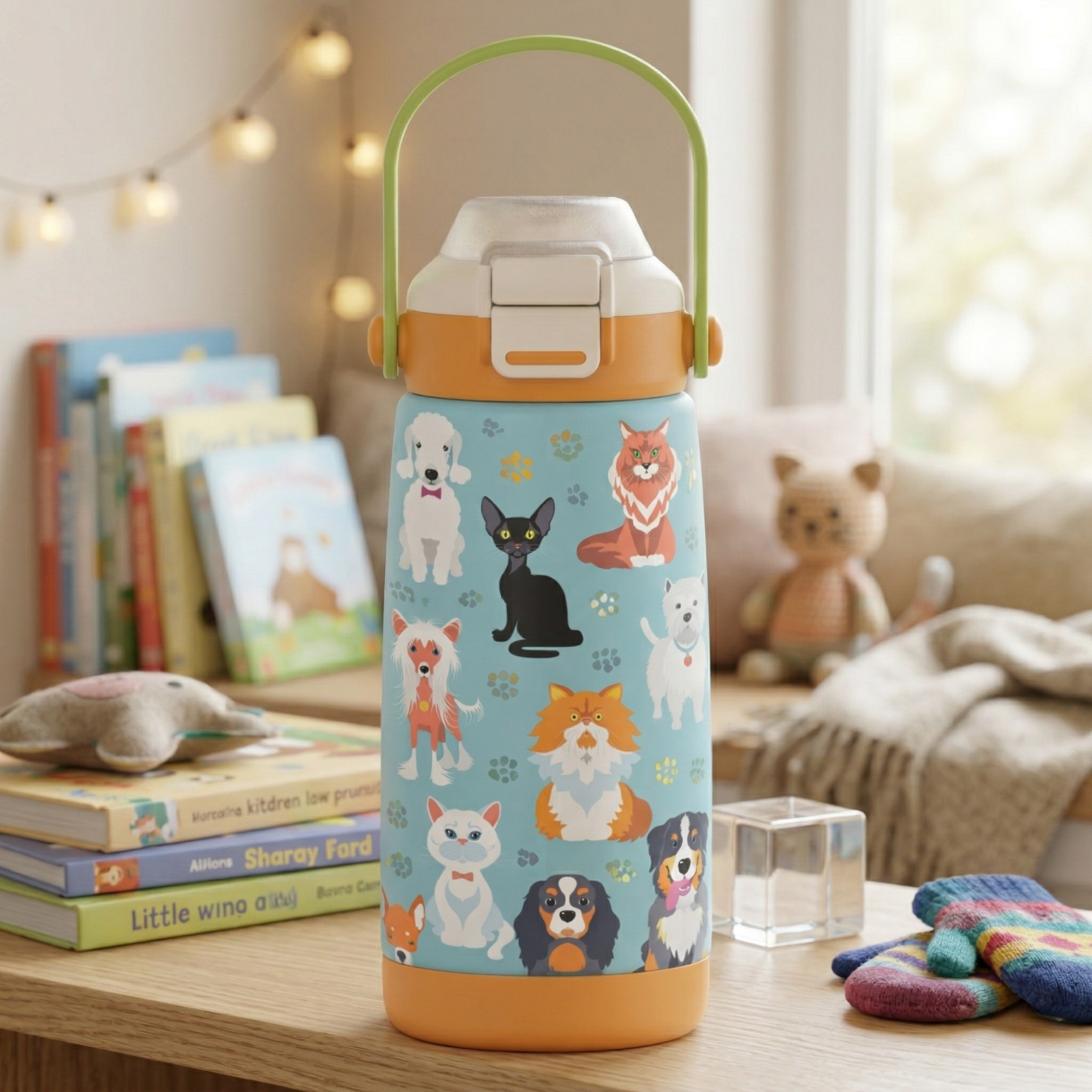 Goose 14oz Kids Bottle colorful tumbler with cute design, perfect for children's hydration at school or play