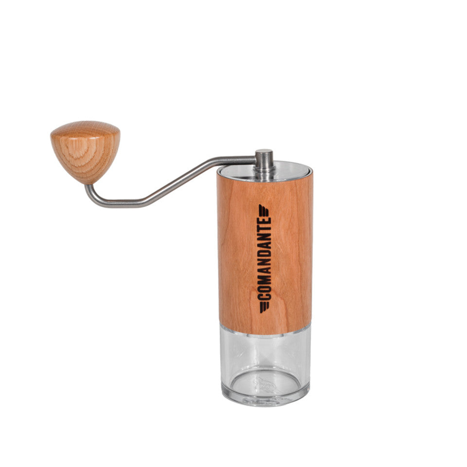 Comandante C40 MK4 manual coffee hand grinder with stainless steel burrs for precision grinding at home