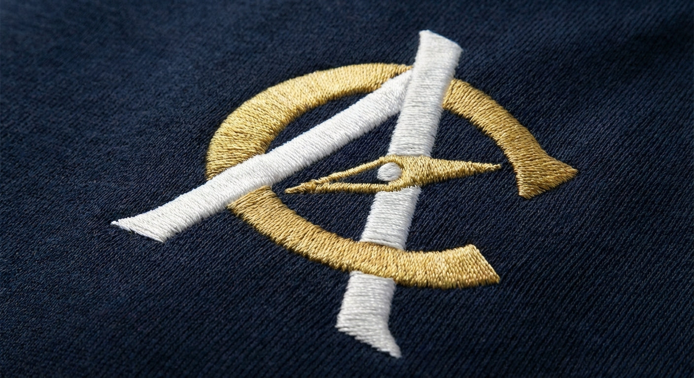hoodie embroidery detail