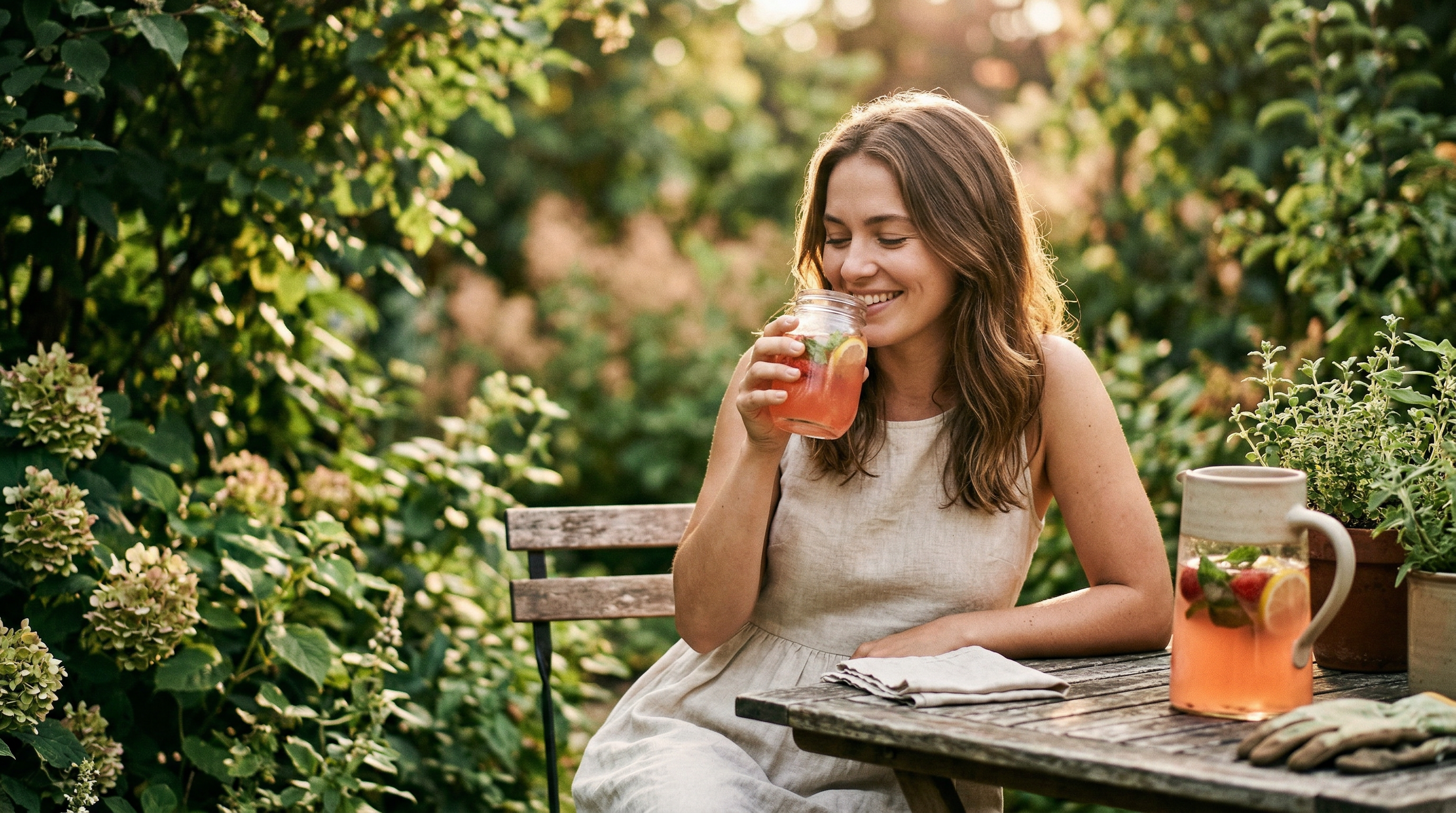 Strawberry Basil Lemonade