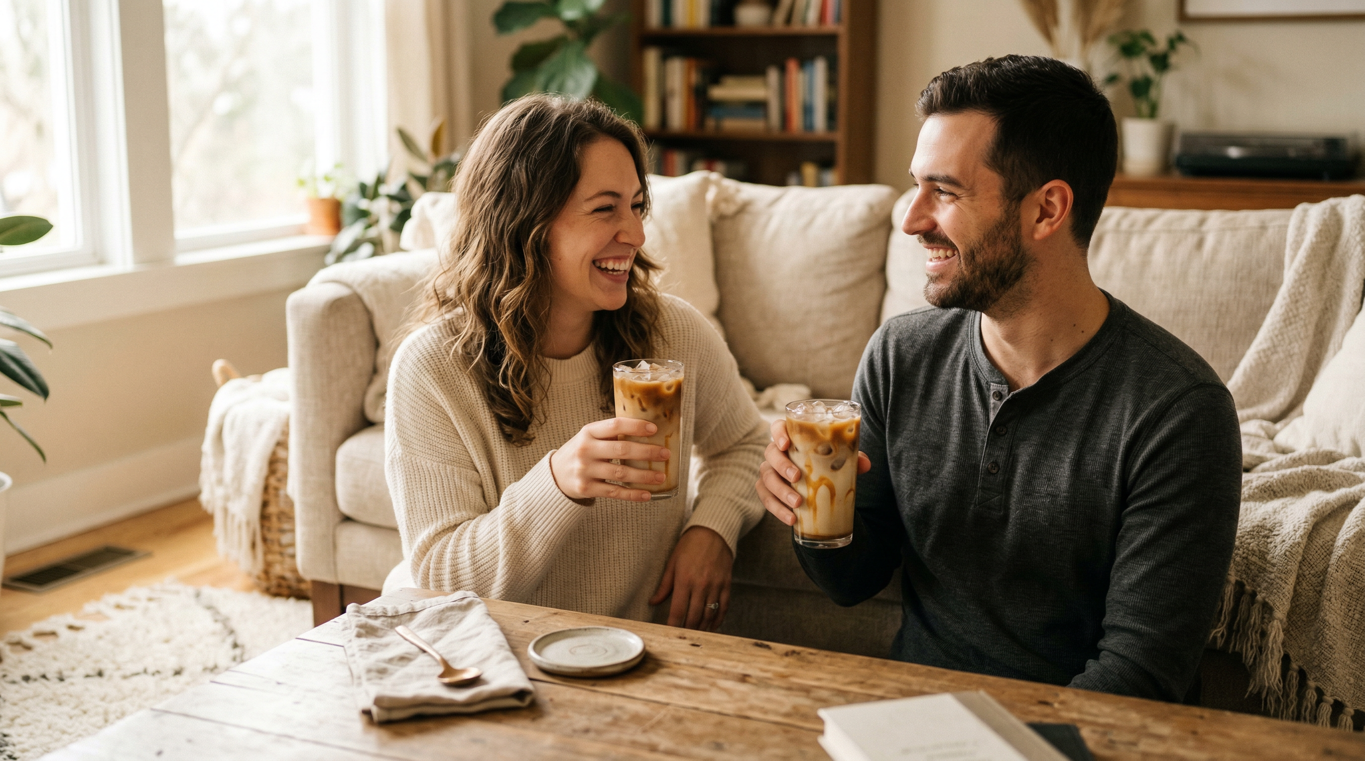 Iced Caramel Macchiato at Home