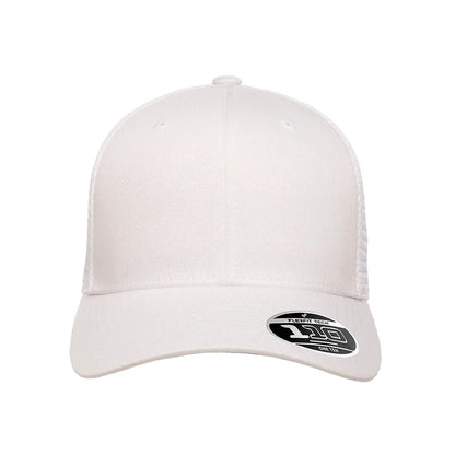 Flexfit 110M snapback trucker cap — White