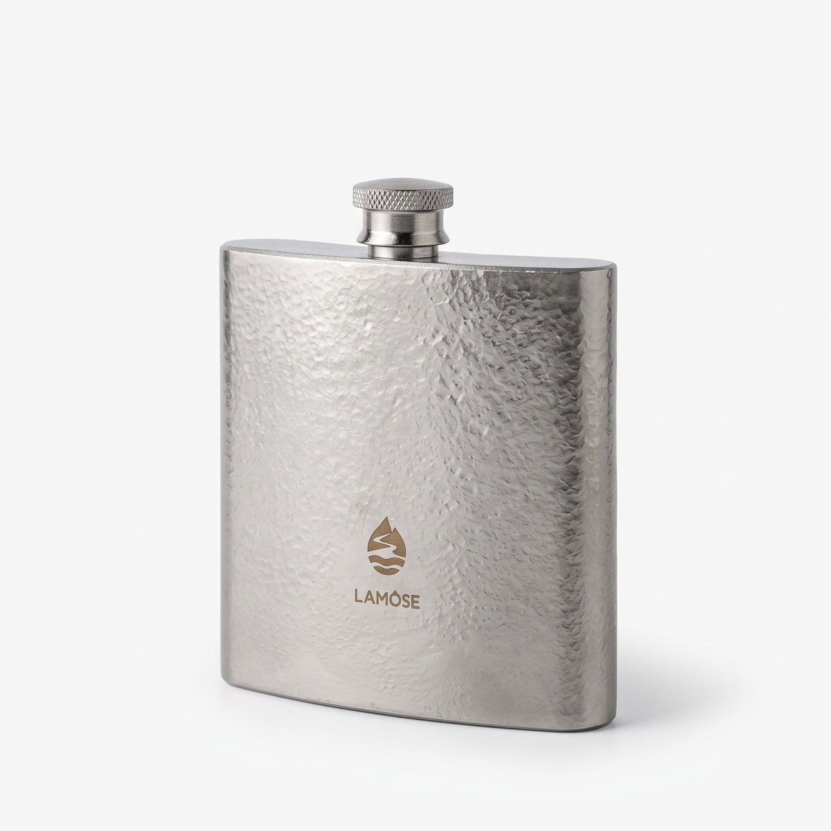 Halifax Titanium Hip Flask Short