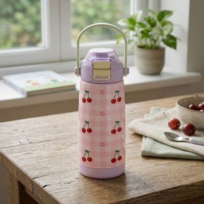 Goose 14oz Kids Bottle colorful tumbler with spill-proof lid, perfect for children's hydration at school or play