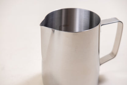Basic Milk Pitcher 500ml stainless steel jug for frothing and pouring latte art in espresso drinks