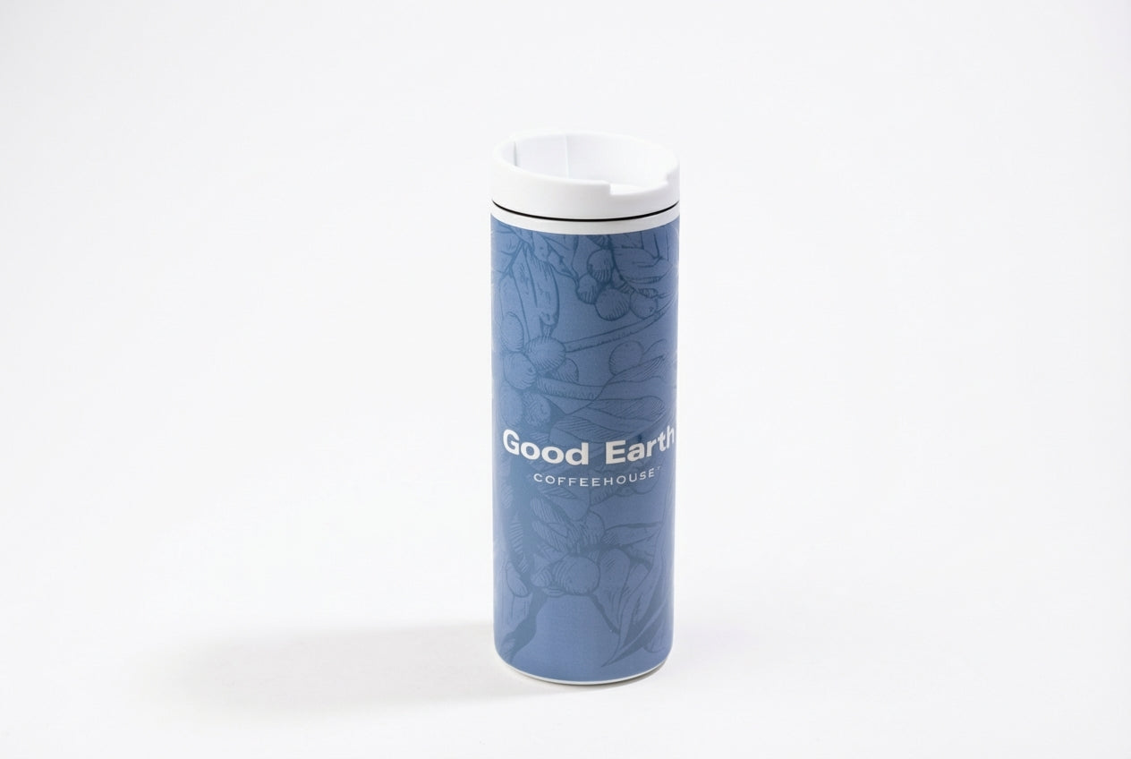 GoodEarth 5D UV Tumblers with vibrant printed designs, durable drinkware for hot and cold beverages