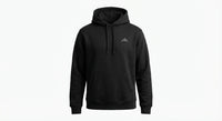 Custom embroidered pullover hoodie in black - Gildan 22060 Heavy Blend