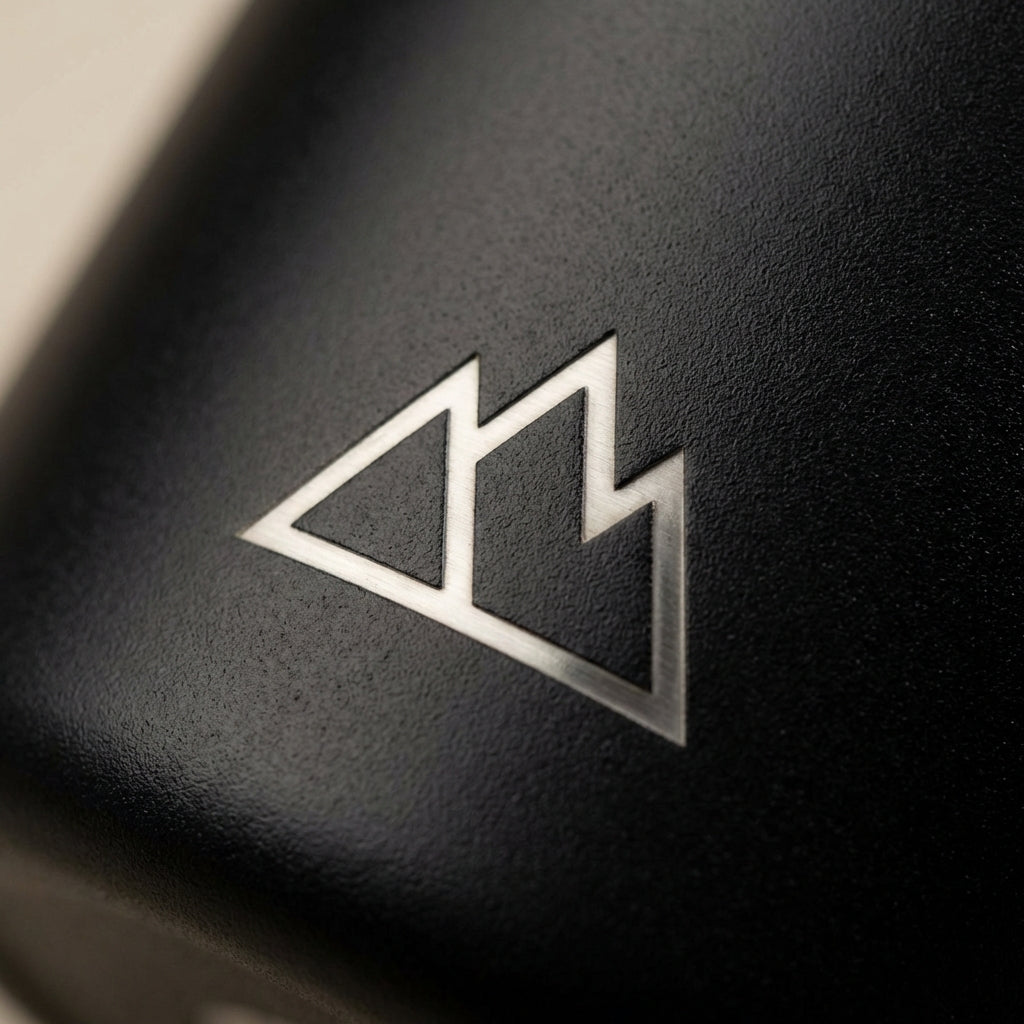 Laser engraving detail on LAMOSE Hudson Ceramic mug - permanent deep etching

