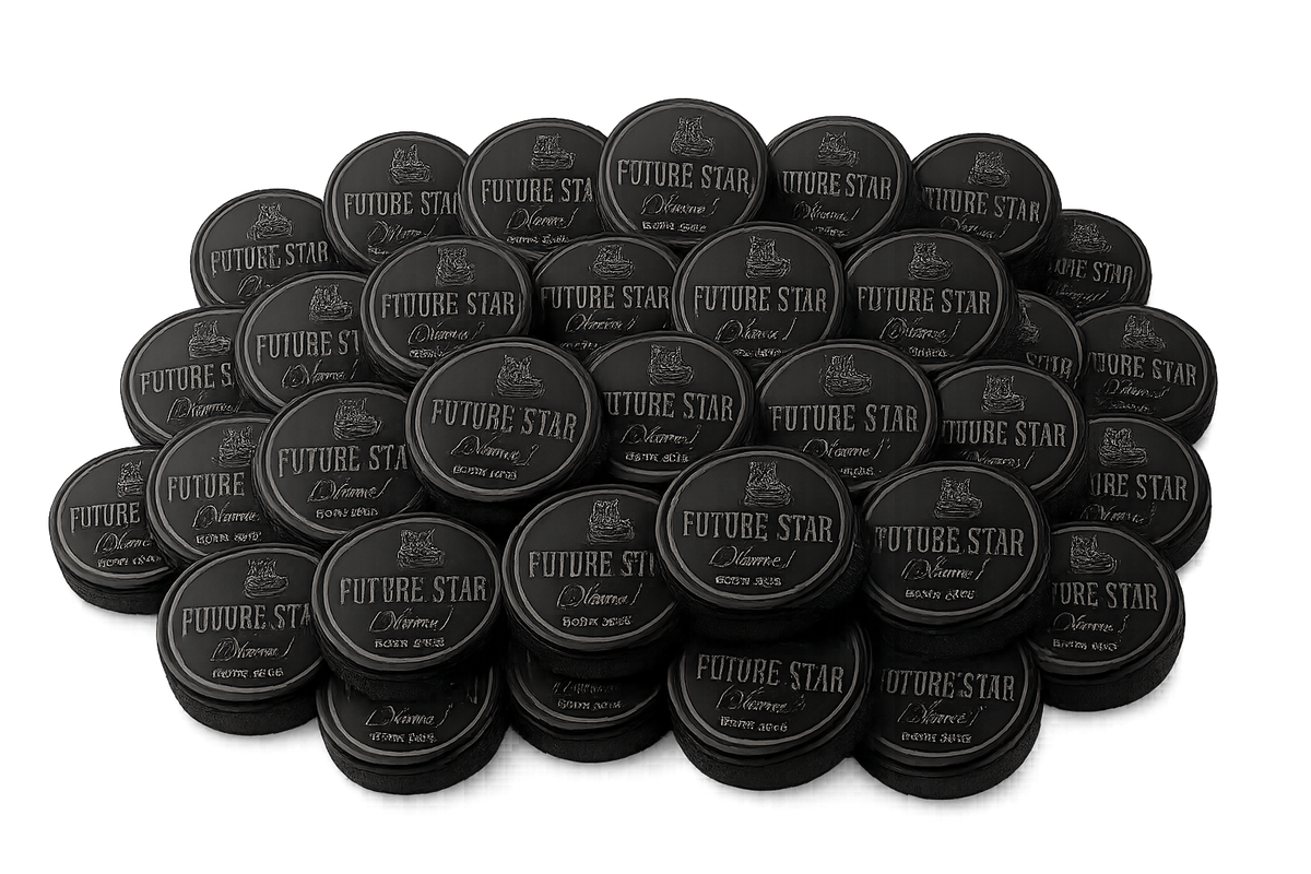 "Future Star" Baby Hockey Milestone Engraved Puck
