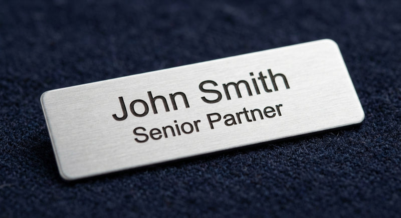 Name tag in use