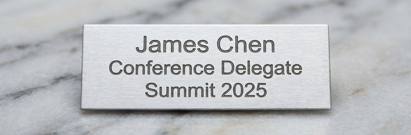 Name tag in use