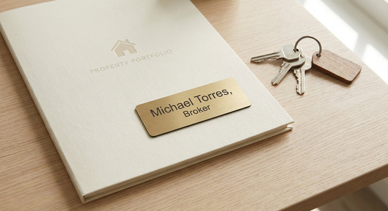 Name tag in use