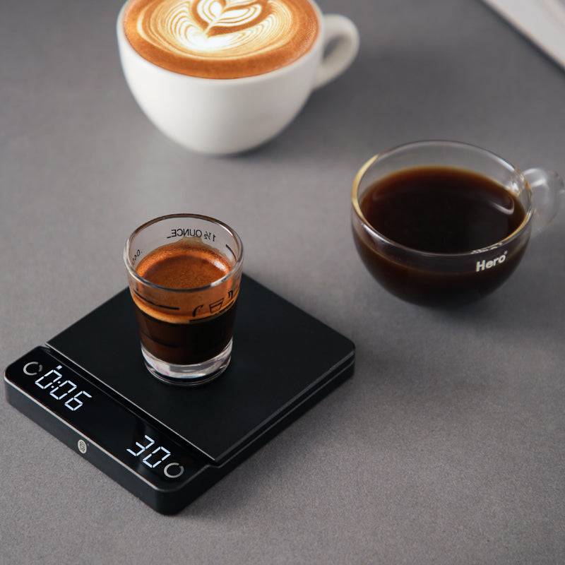 zeroHero Yunzhi E-Smart Scale compact digital pocket scale showing precise measurement display and portable design